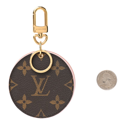 Louis Vuitton Monogram LV Mirror Bag Charm Key Holder Rose Ballerine 3 of 6