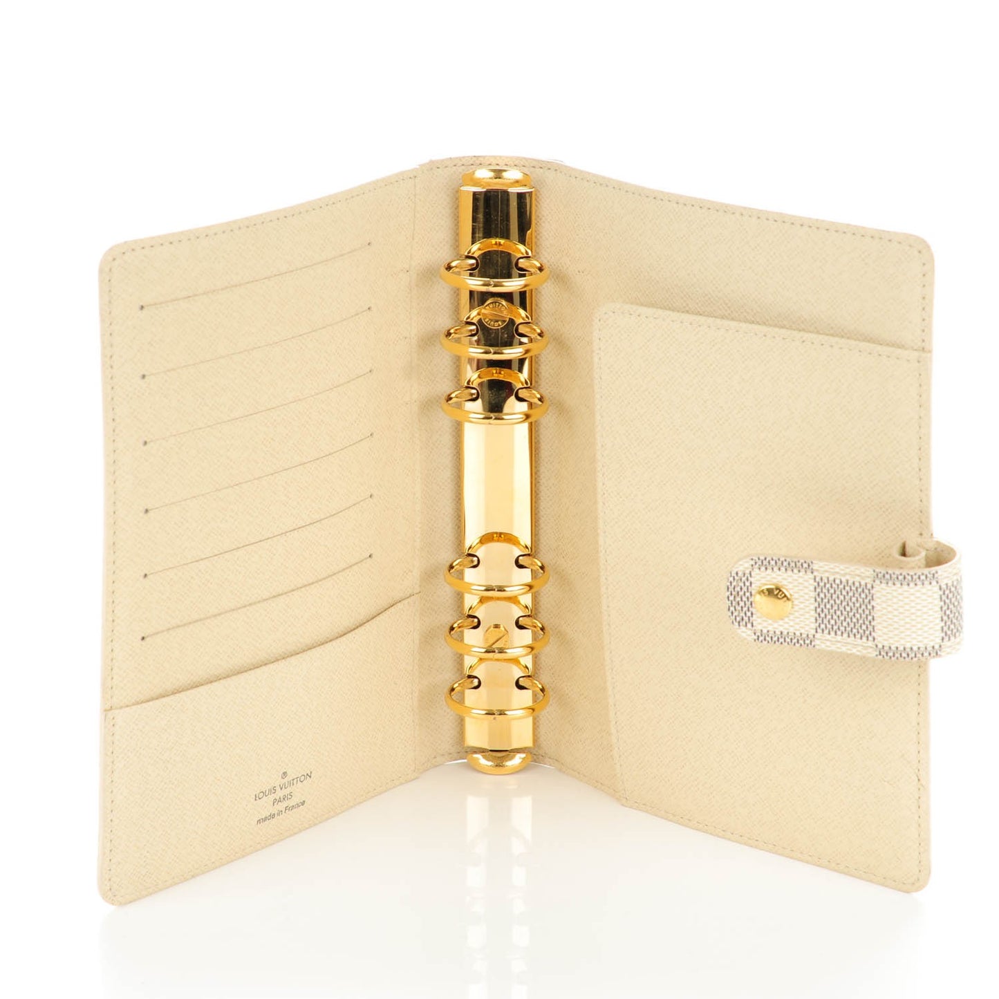 Damier Azur Medium Ring Agenda Cover