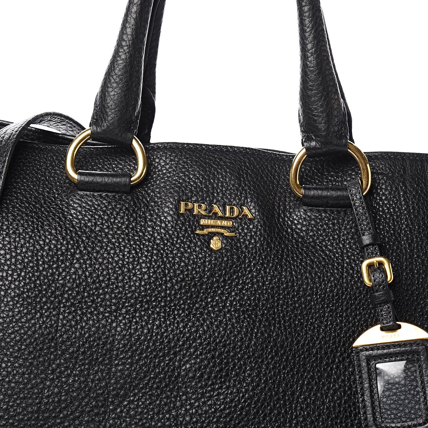 Vitello Daino Tote Black