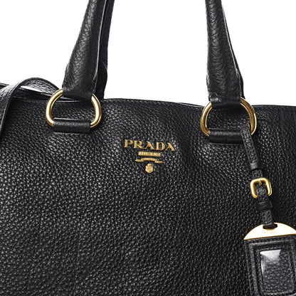 Prada Vitello Daino Tote Black 9 of 9