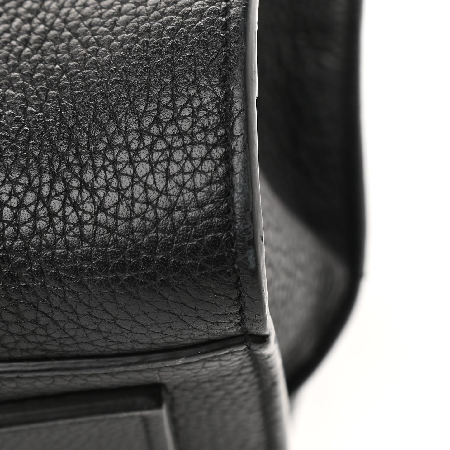 Grained Calfskin Small Supple Sac De Jour Black