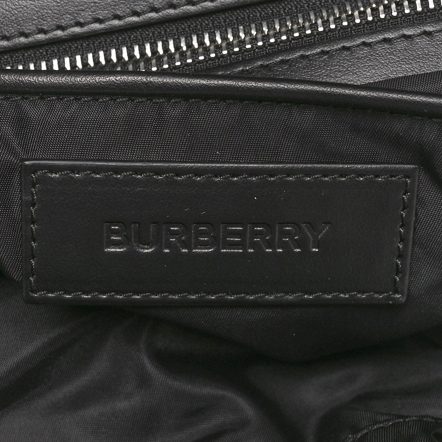 Burberry Nylon Logo Print Medium Rucksack Backpack Black 6 of 9