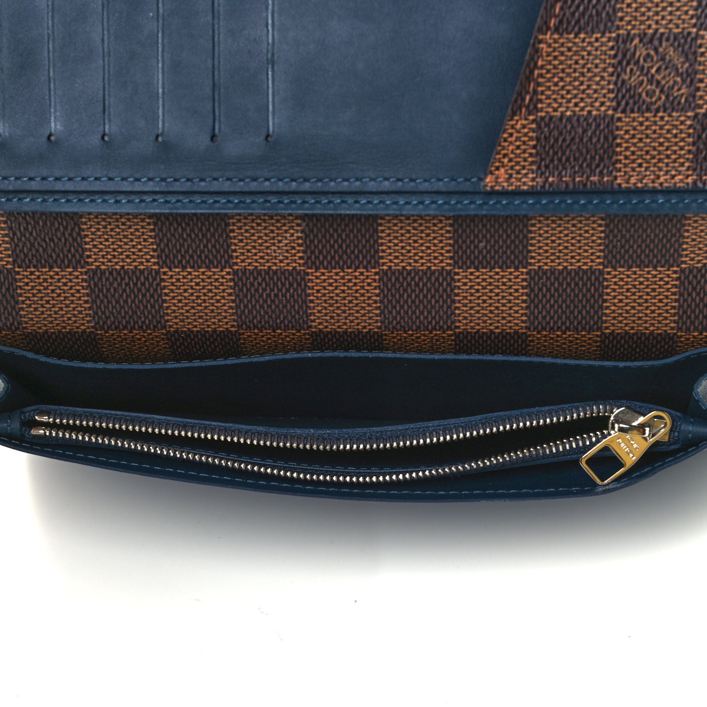 Damier Ebene Wallet Marine