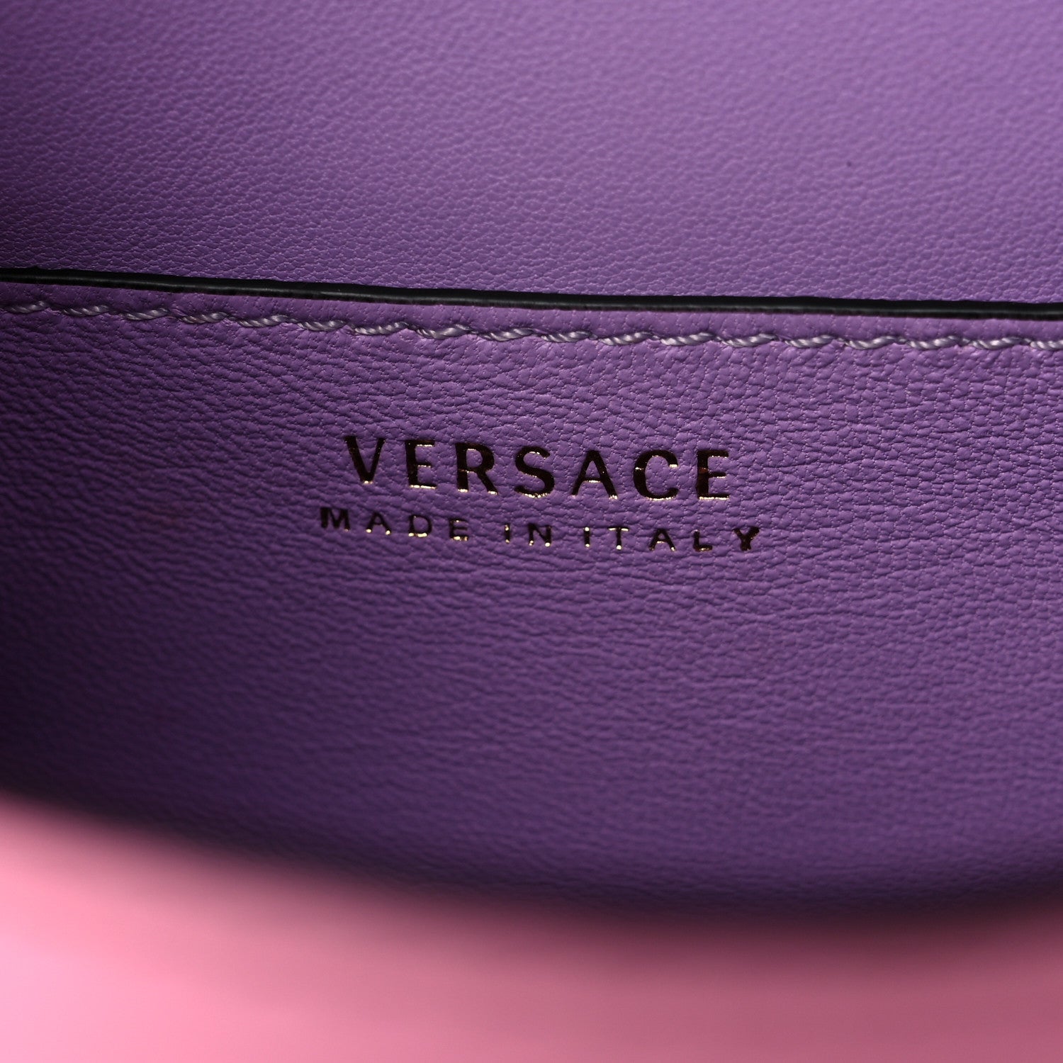 Versace Grained Calfskin Small La Medusa Top Handle Bag Pink 6 of 10