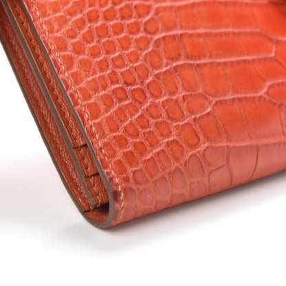 Hermes Matte Alligator Bearn Wallet 8 of 13