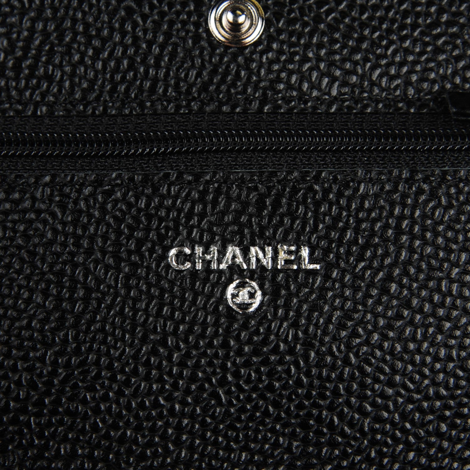 Chanel Caviar Quilted Wallet On Chain WOC Black 6 of 8