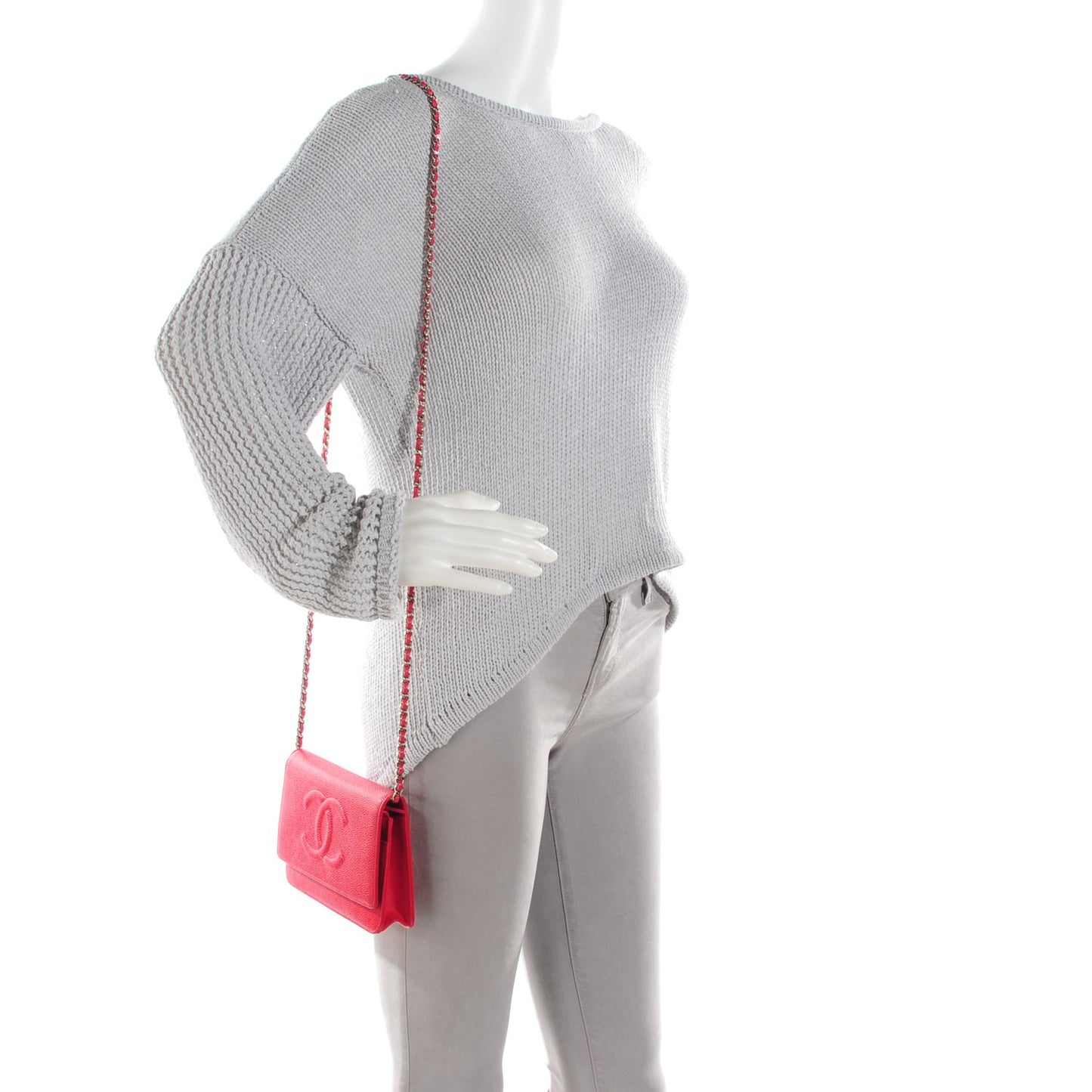 Caviar Timeless CC Wallet On Chain WOC Dark Pink