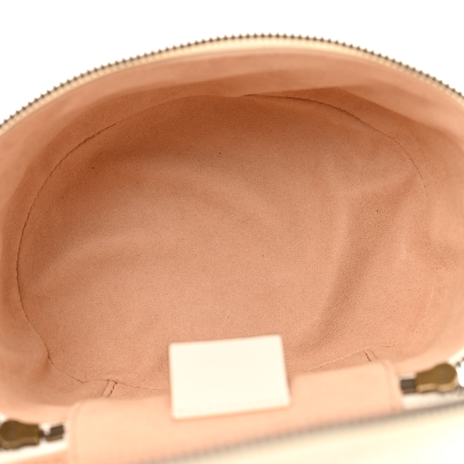 Gucci Calfskin Matelasse Mini GG Marmont Round Backpack White 5 of 12