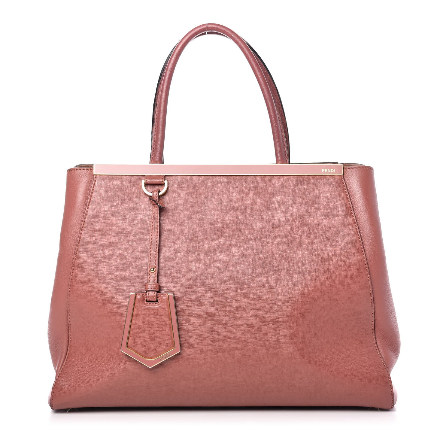 Vitello Elite Flamingo Regular 2Jours Tote Terracotta