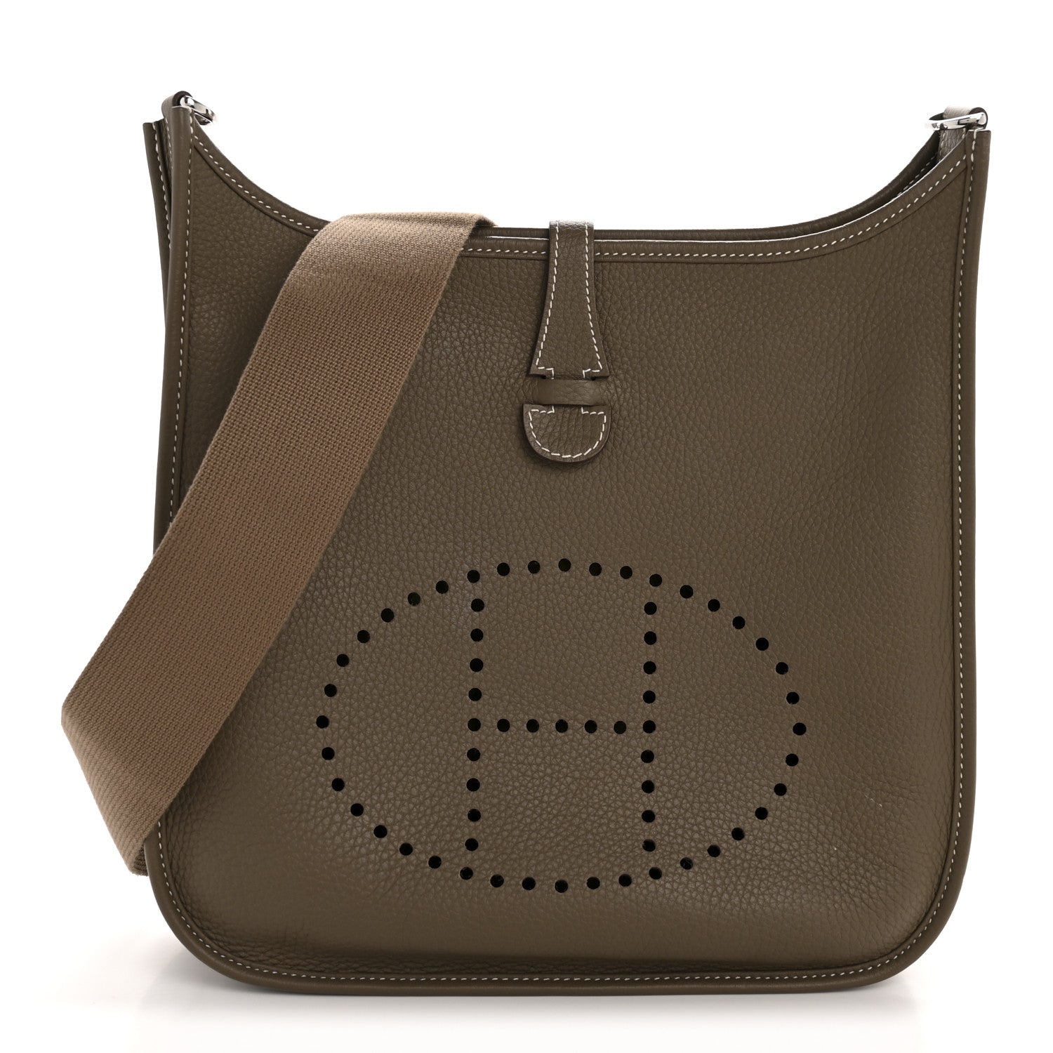 Hermes Taurillon Clemence Evelyne III PM Etoupe 1 of 13