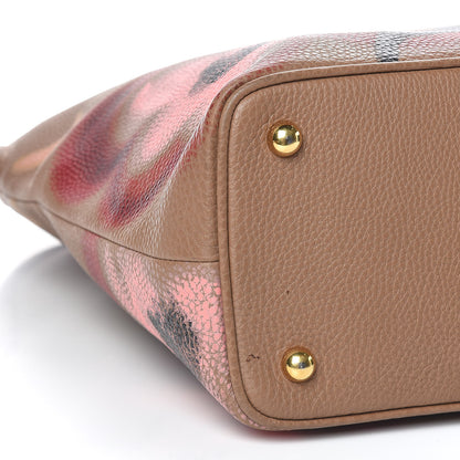 Burberry Prorsum Grainy Calfskin Hand Painted Bloomsbury Dark Sand 5 of 10