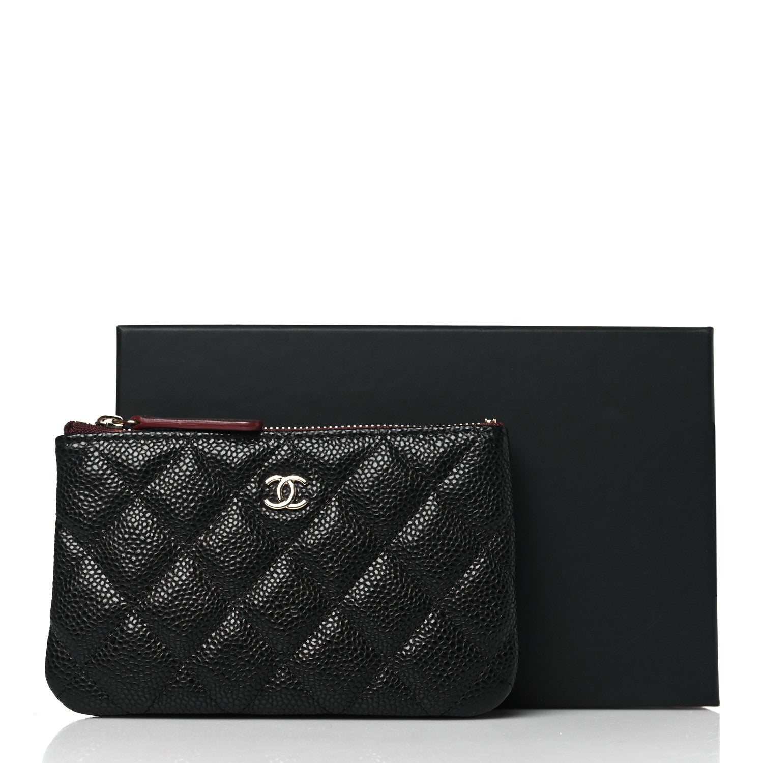 Chanel Caviar Quilted Small Cosmetic Case Black 8 of 8