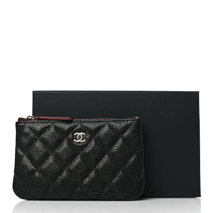 Chanel Caviar Quilted Small Cosmetic Case Black 8 of 8