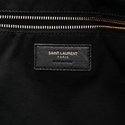 Saint Laurent Lambskin Quilted Maxi Icare Shopping Tote Black 7 of 11