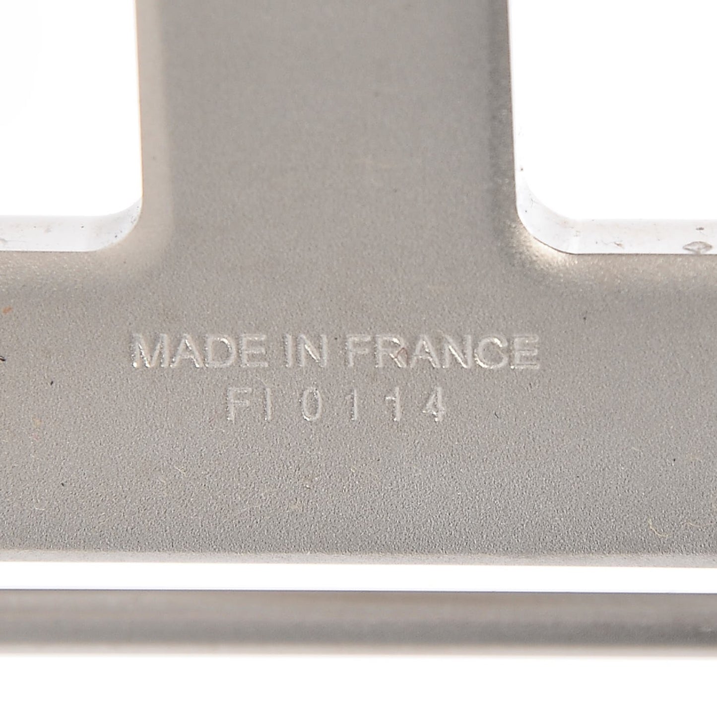 Brushed Palladium 32mm H Belt Buckle