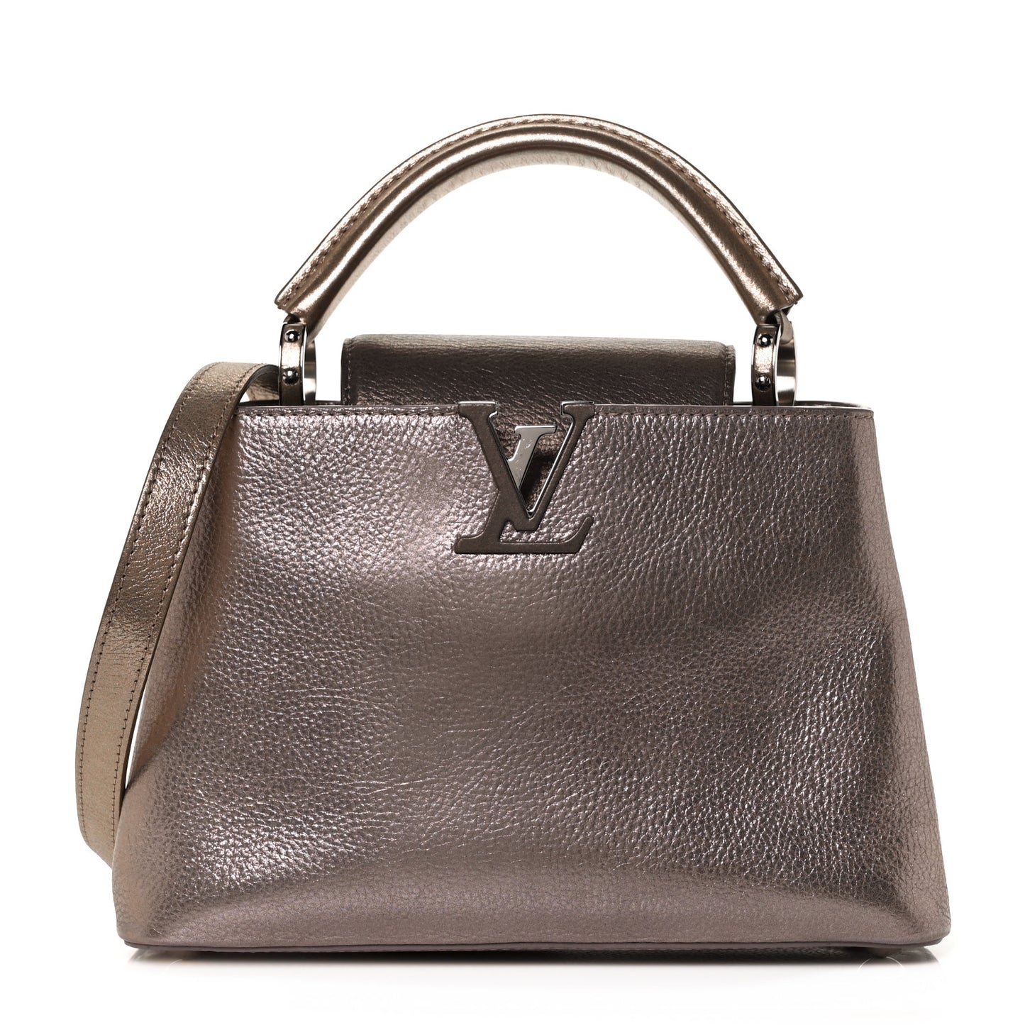 Metallic Taurillon Capucines Multicolor