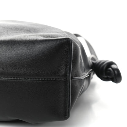 Loewe Calfskin Small Flamenco Knot Bag Black 9 of 10