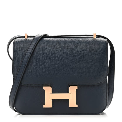 Hermes Epsom Constance 18 Bleu Indigo 1 of 10