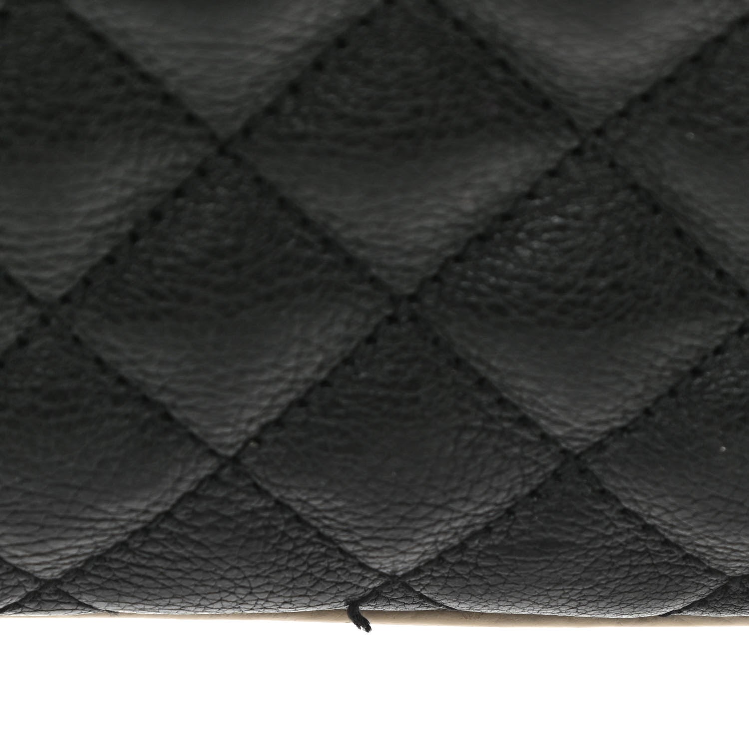 Saint Laurent Grained Calfskin Tri-Quilt Monogram Medium College Bag Black White 14 of 14