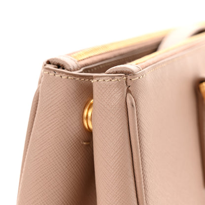 Prada Saffiano Medium Galleria Double Zip Tote Cammeo 9 of 13