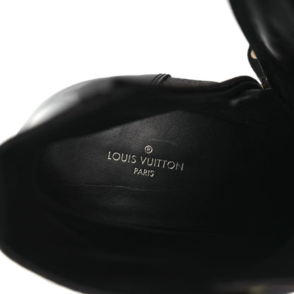 Louis Vuitton Patent Calfskin Monogram Star Trail Ankle Boots 41 Black 8 of 13
