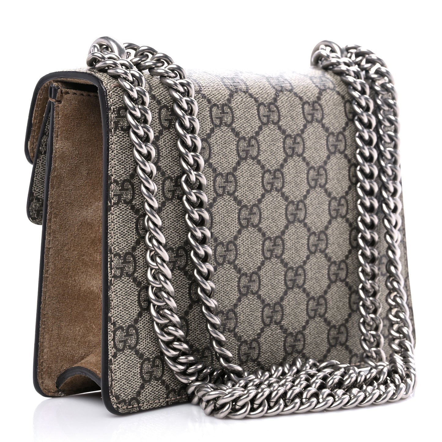 GG Supreme Monogram Mini Dionysus Shoulder Bag Taupe