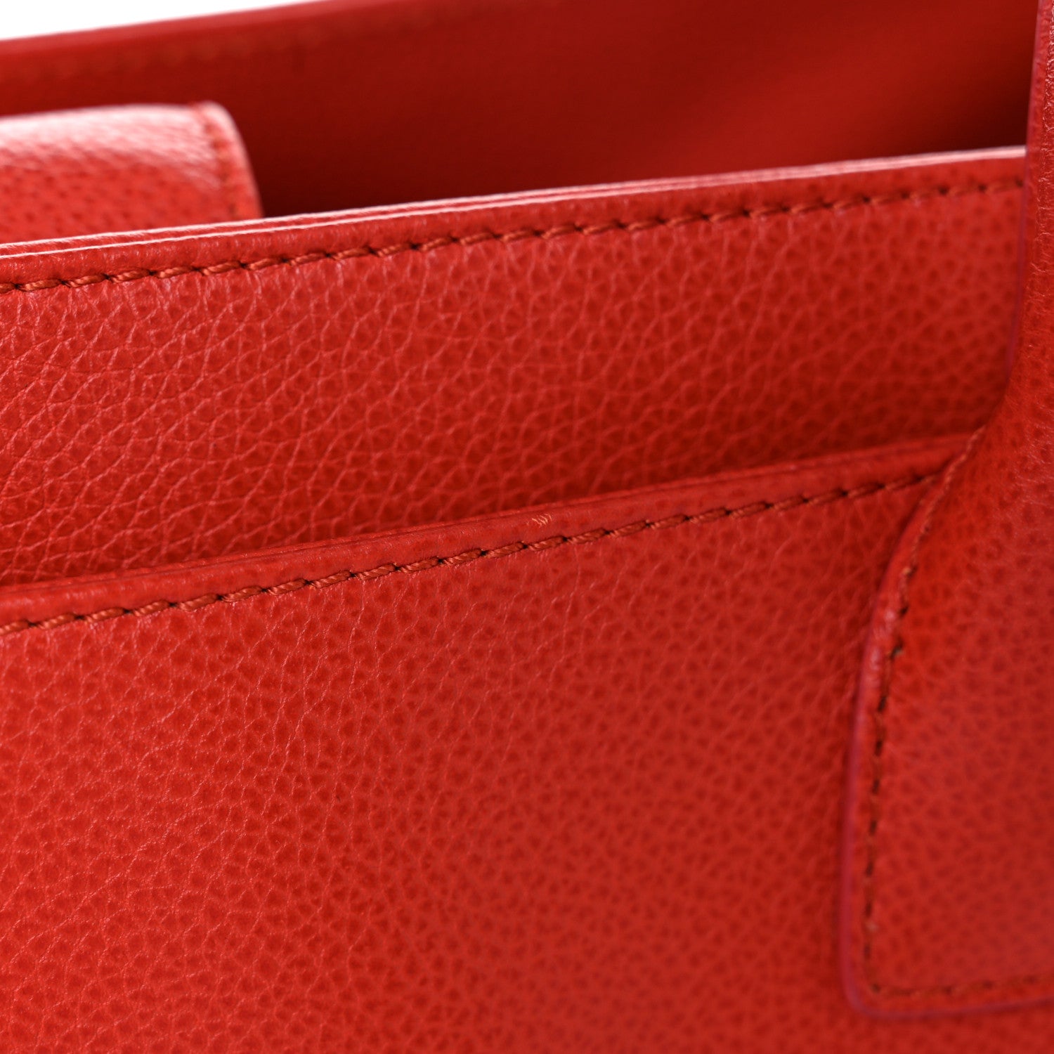Chanel Calfskin Small Cerf Shopper Tote Red 15 of 21