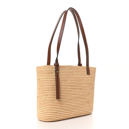 Loewe Raffia Small Square Basket Tote Bag Natural Tan 3 of 9