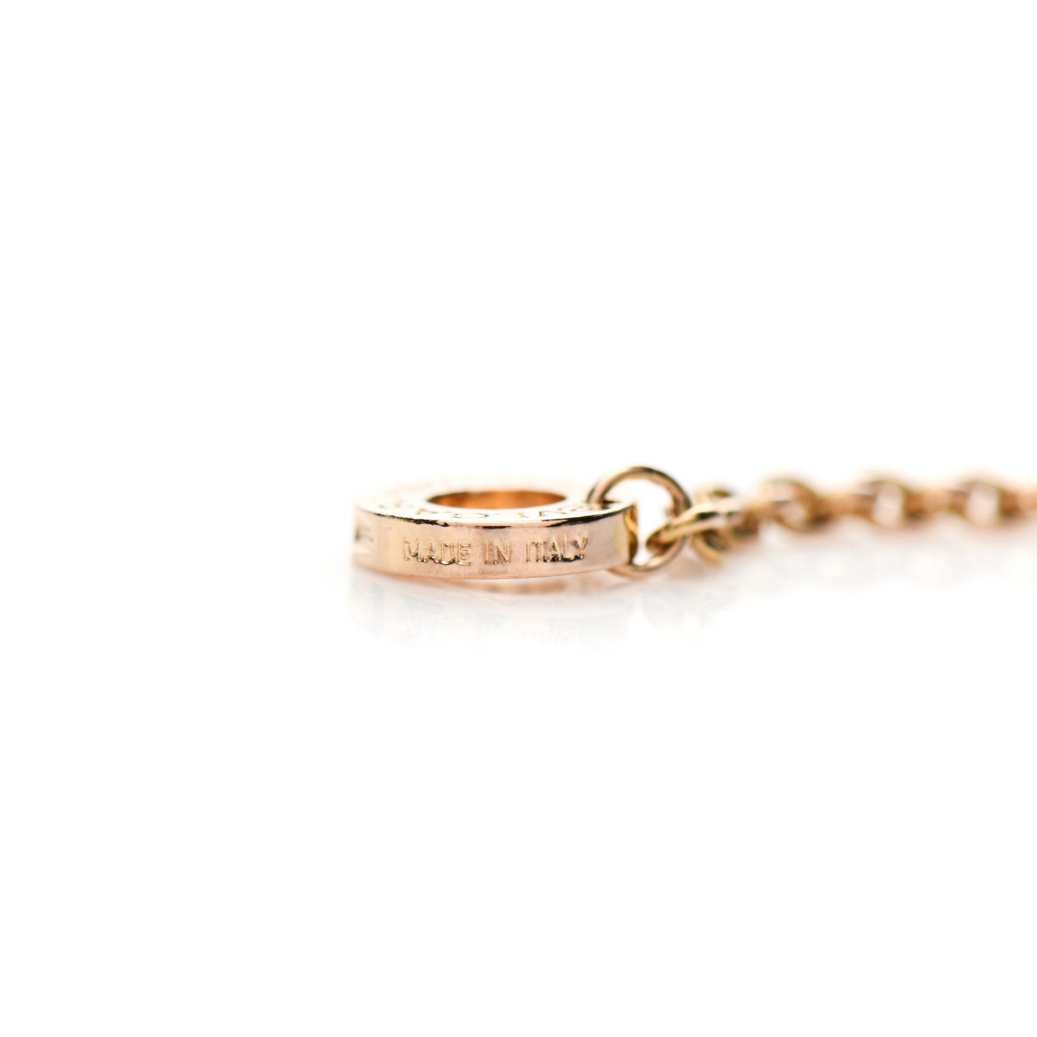 Bulgari 18K Rose Gold B.Zero1 Pendant Necklace 6 of 7