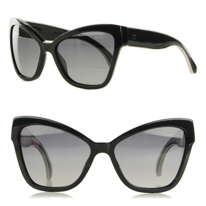 Chanel Acetate CC Cat Eye Sunglasses 5271 Black 1 of 7