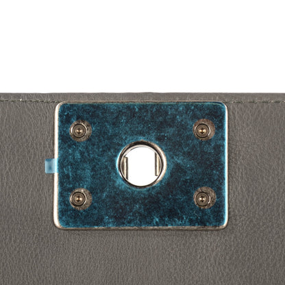 Chanel Calfskin Double Stitch New Medium Boy Flap Grey 5 of 9