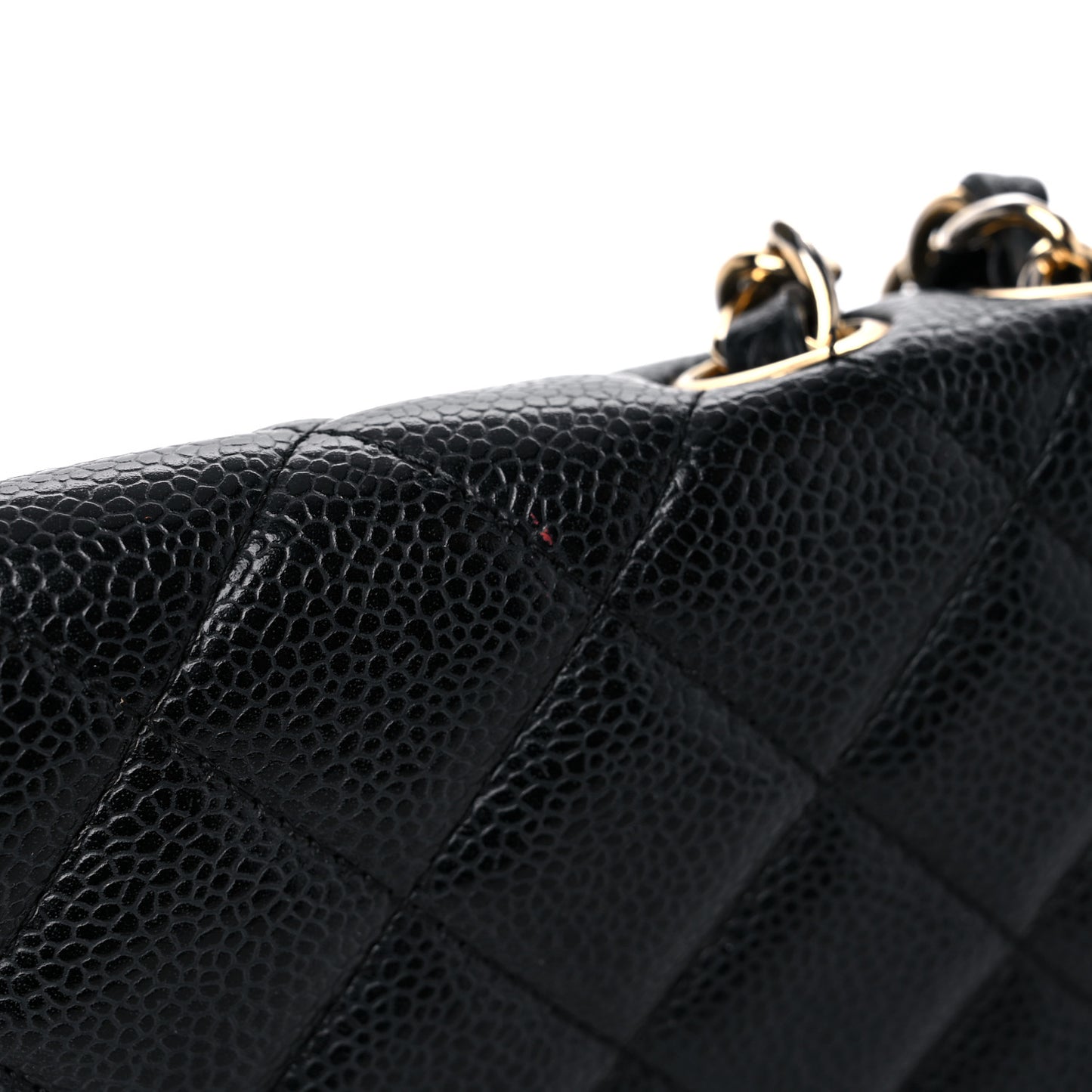 Caviar Quilted Jumbo Single Flap Black