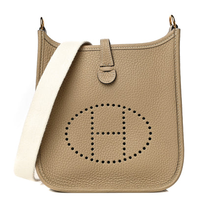 Hermes Taurillon Clemence Amazone Evelyne TPM Trench Craie 1 of 10