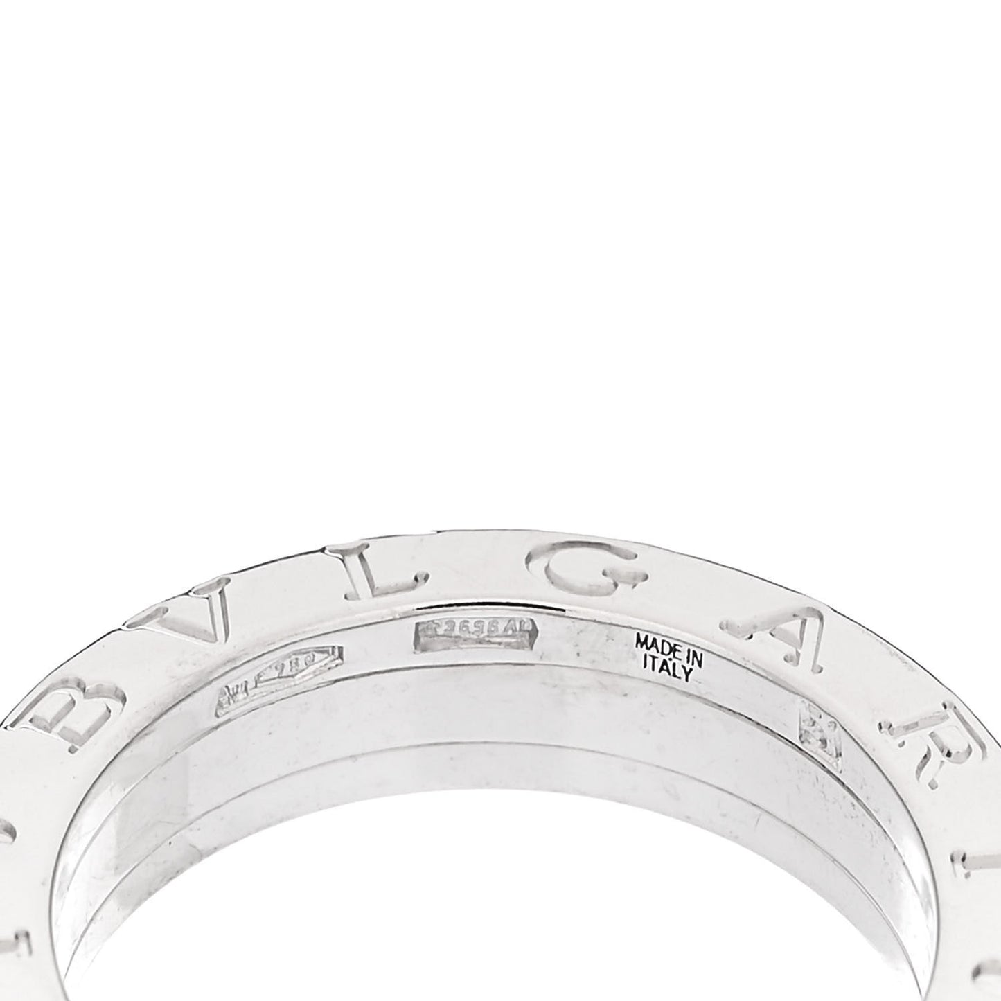 18K White Gold Diamond B.Zero1 Engagement Ring 51 5.75