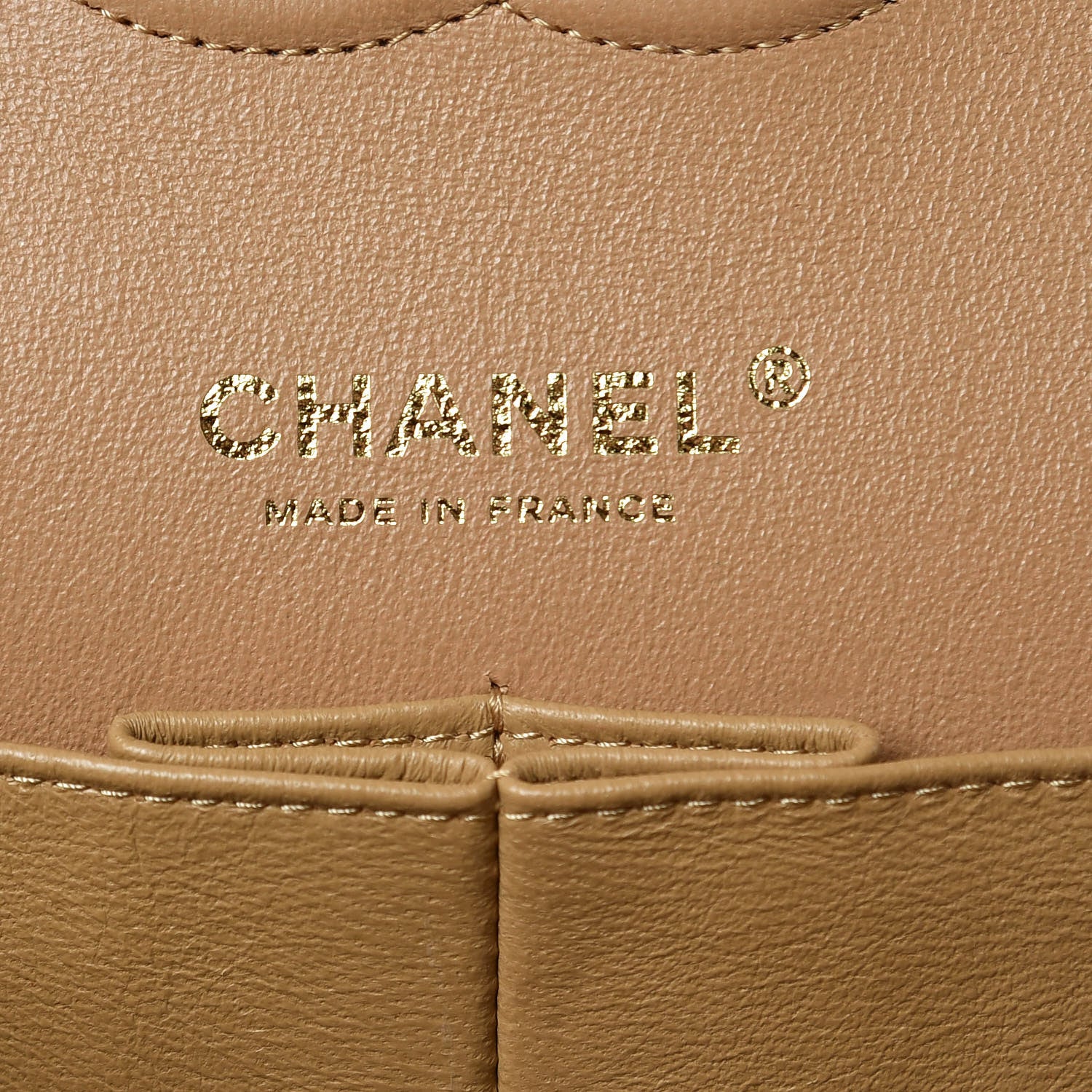Chanel Iridescent Tweed Lambskin Medium Double Flap Dark Beige 6 of 9