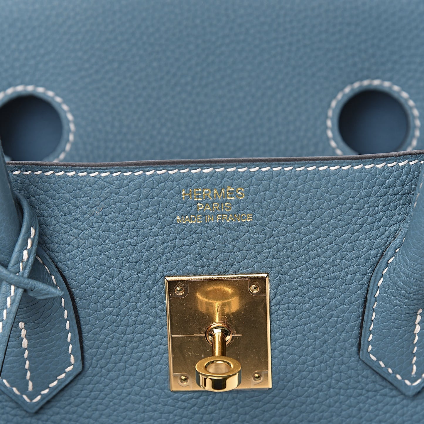 Togo Birkin 35 Blue Jean