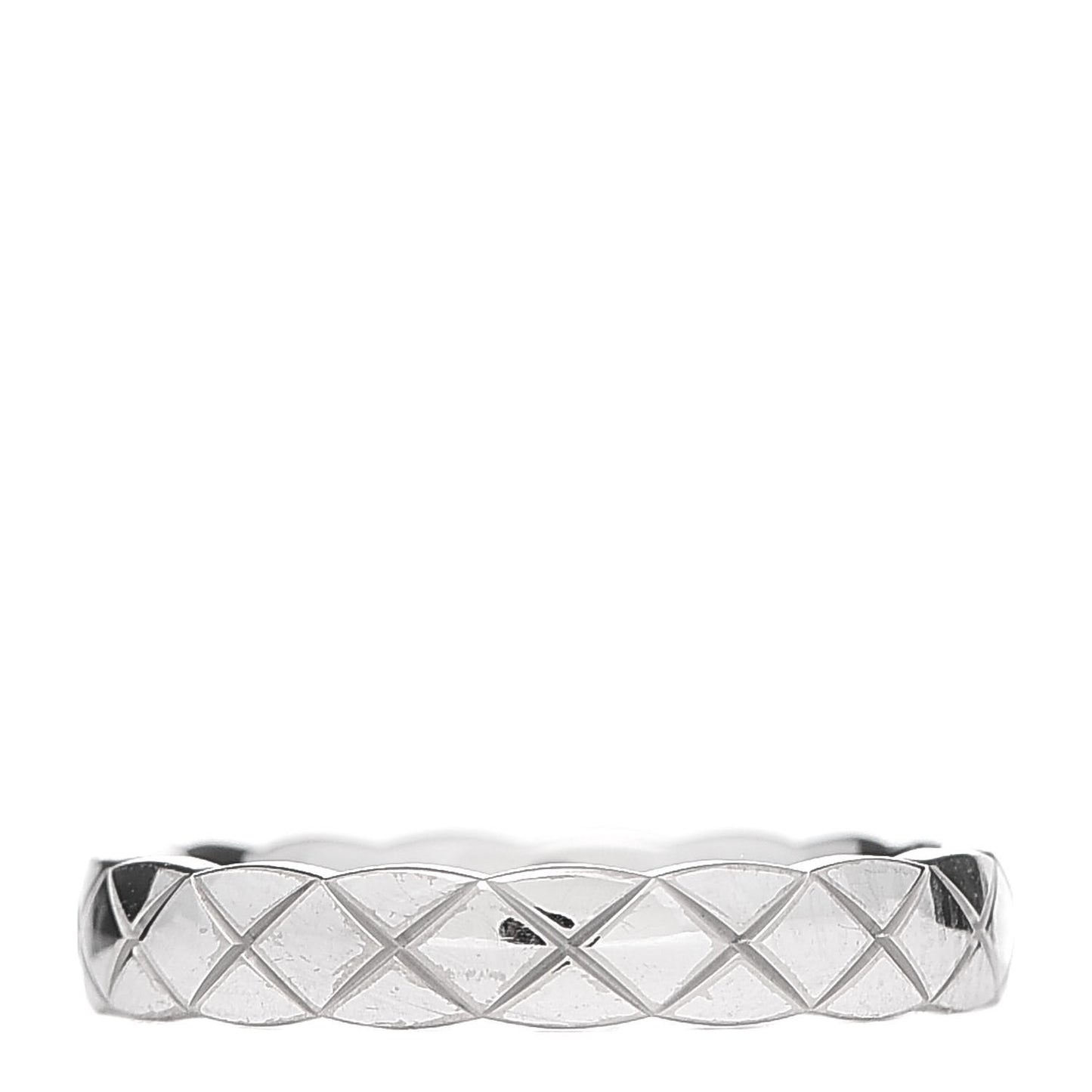 18K White Gold Mini Coco Crush Ring 48 4.5