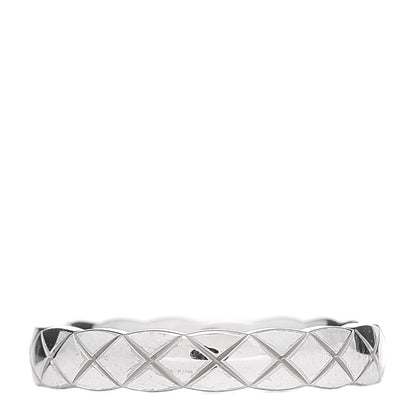 Chanel 18K White Gold Mini Coco Crush Ring 48 4.5 1 of 4