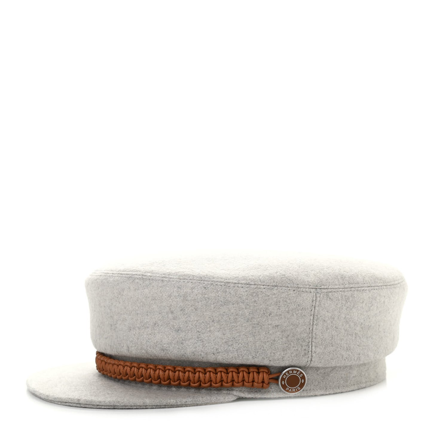 Cashmere Swift Womens Deauville Cap 59 Gris Flanelle Gold