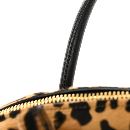 Prada Pony Hair Leopard Print Large Cavallino Miele Moro 13 of 13