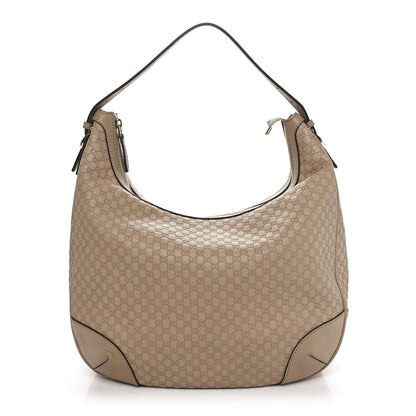 Gucci Guccissima Medium Nice Hobo Beige 1 of 19
