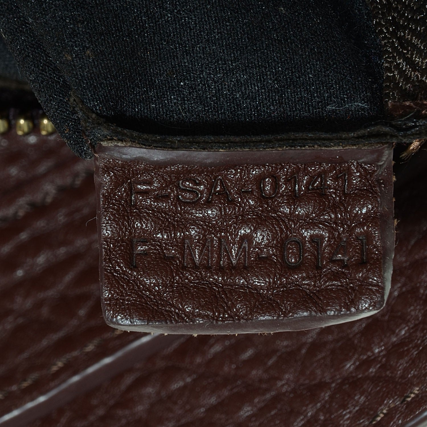 Celine Pebbled Calfskin Mini Luggage Chocolate 7 of 9