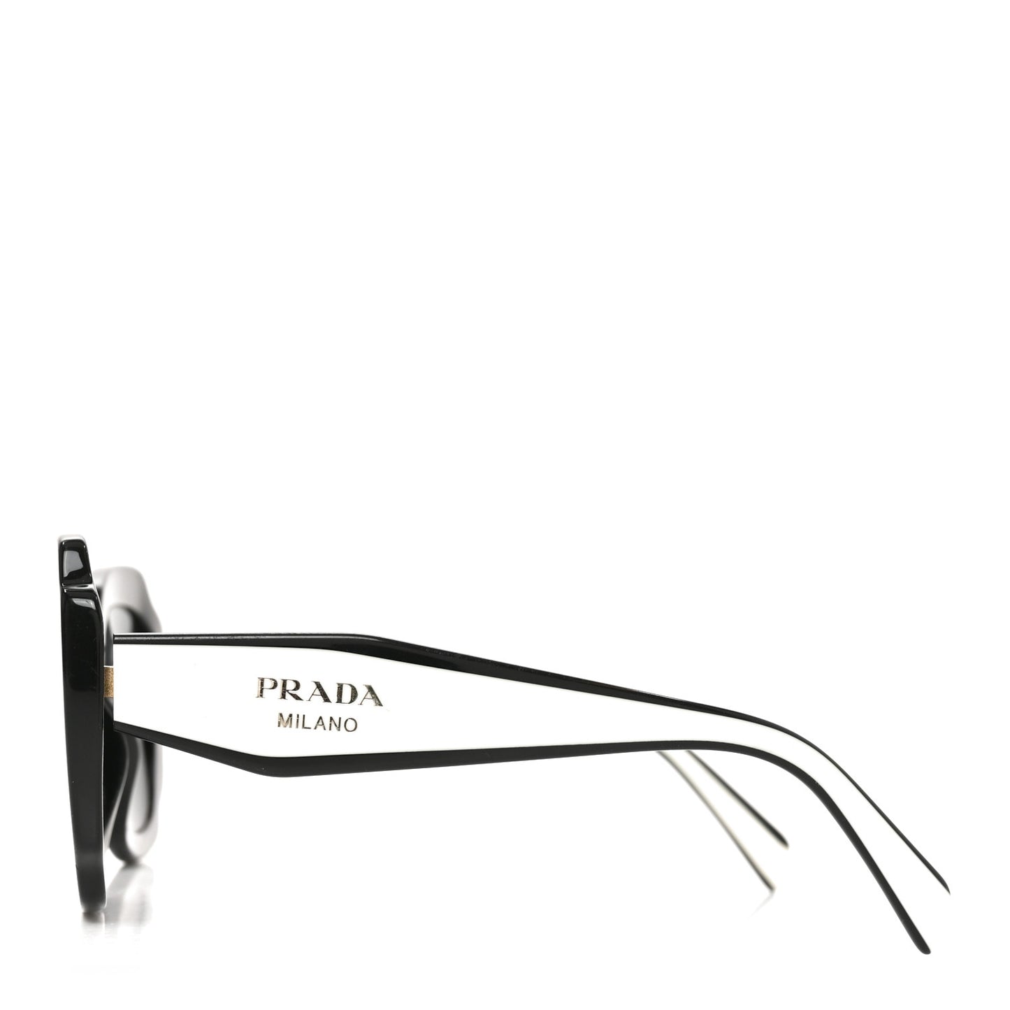 Acetate Square Sunglasses SPR 16Y White Dark Grey