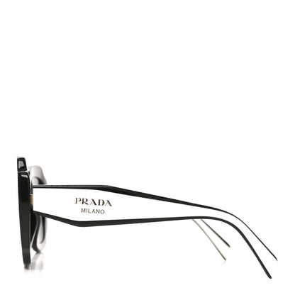Prada Acetate Square Sunglasses SPR 16Y White Dark Grey 3 of 7