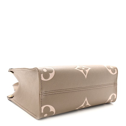 Louis Vuitton Empreinte Monogram Giant Onthego PM Tourterelle Creme 4 of 9