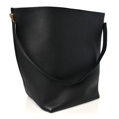The Row Grained Calfskin Large N/S Hook Tote Black 2 of 8