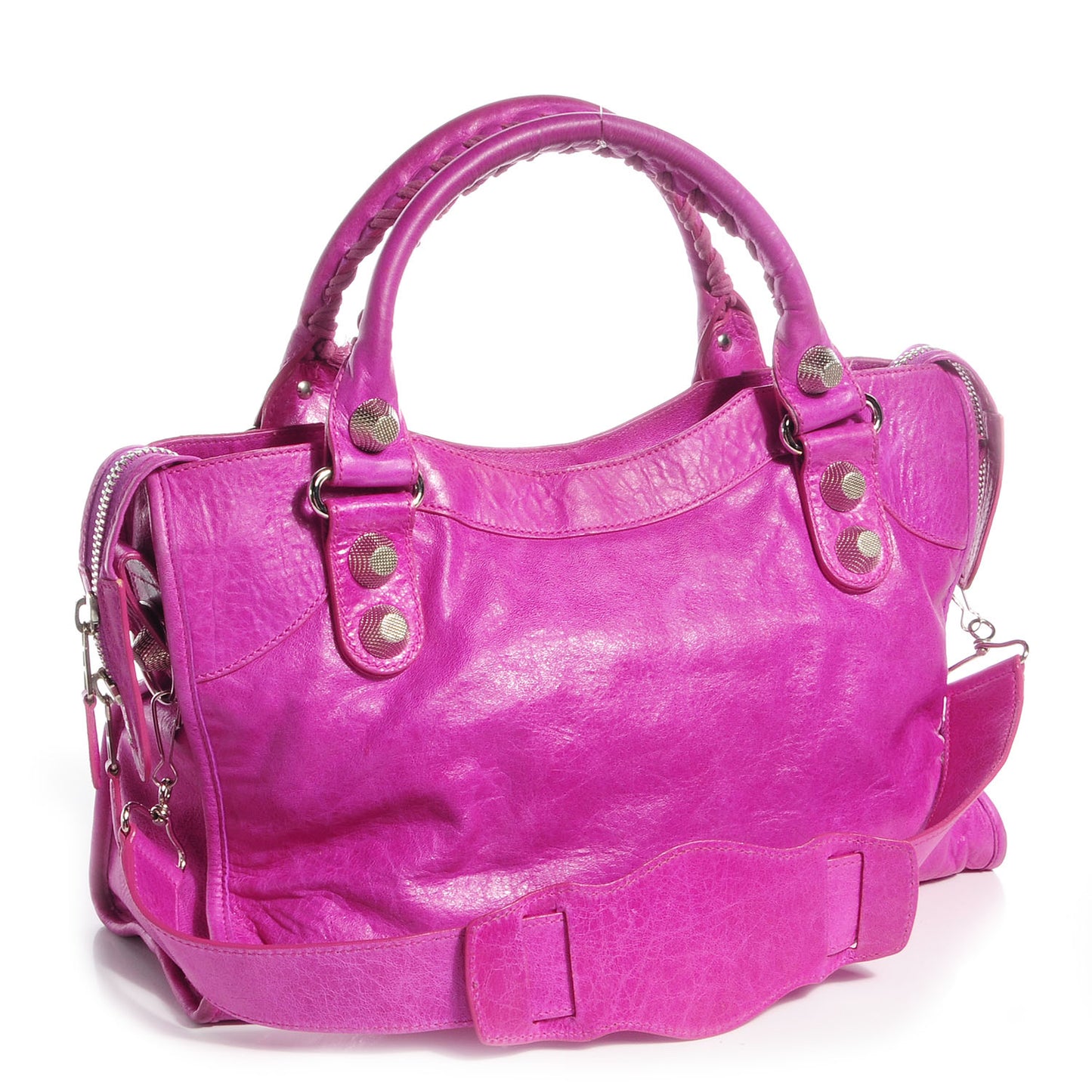 Agneau Giant 21 Silver Hardware City Magenta
