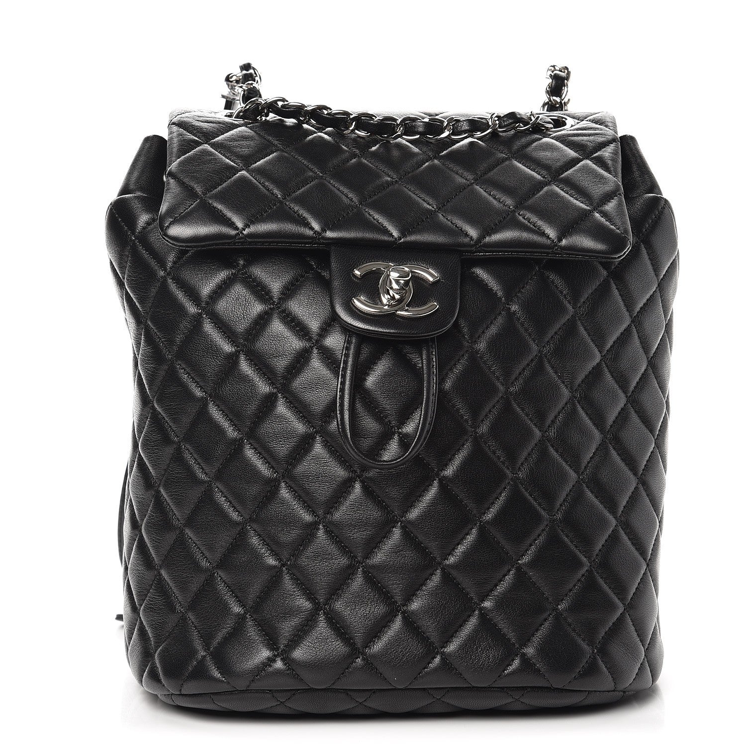 Chanel Lambskin Quilted Small Urban Spirit Backpack Black 1 of 8