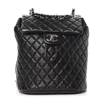 Chanel Lambskin Quilted Small Urban Spirit Backpack Black 1 of 8