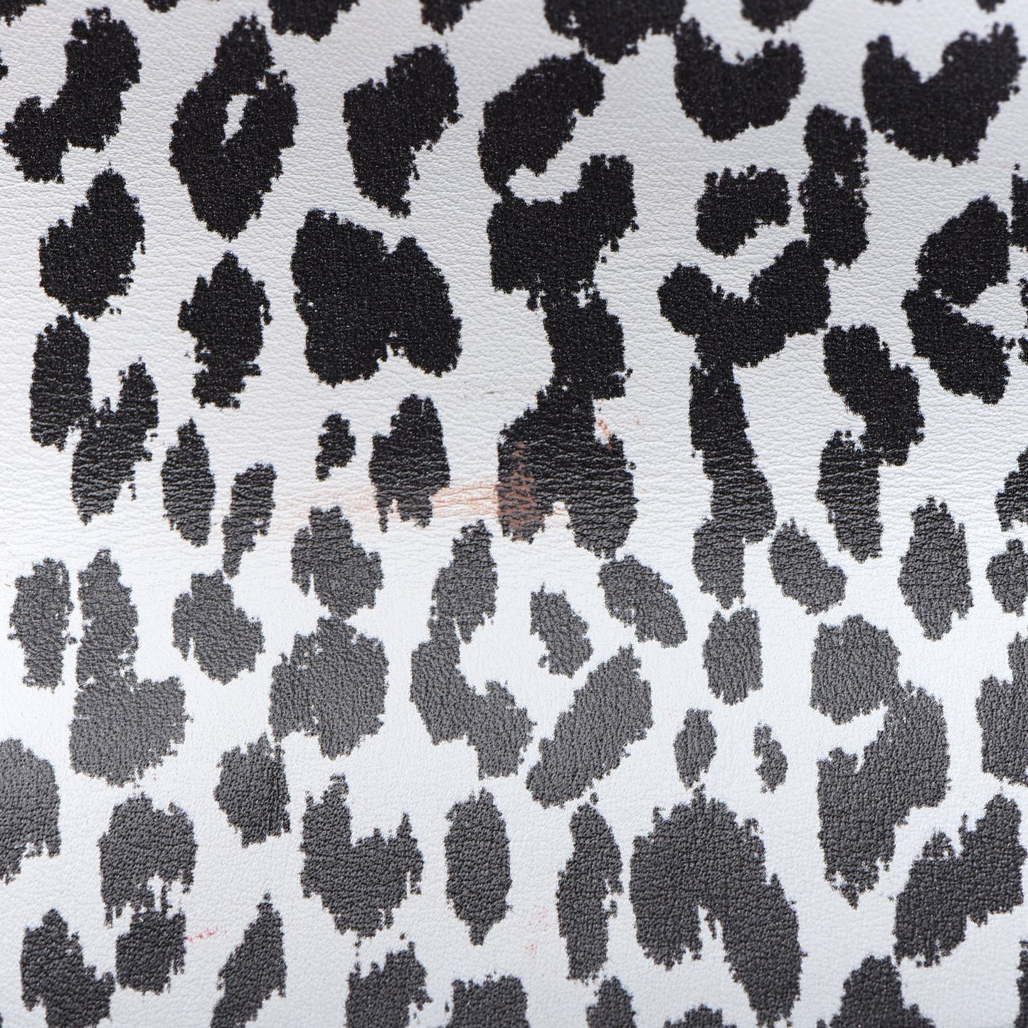 Calfskin Monogram Printed Leopard Cassandre Clutch Black White